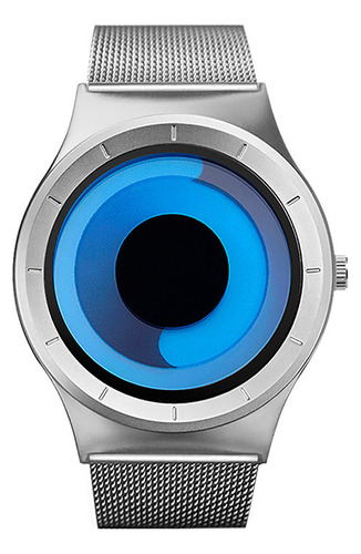 Reloj De Cuarzo Creativo Vortex Sin Agujas