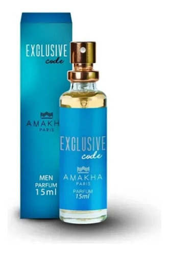 Kit 2 Perfume Masculino Exclusive Code Amakha Paris Bolso