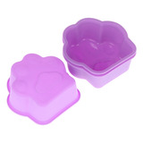 Molde Silicon Huella De Perro 8 Cm Mini Tortas Gelatinas