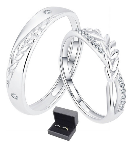 Anillo De Promesa De Amor De Plata 925 Para Parejas