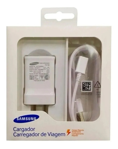 Cargador Samsung Original Carga Rapida, Usb 2.0 Cable Datos