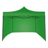 Gazebo Plegable 3x3 Hierro Zincado Con Paredes Gaz0rk101151