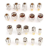 20pcs N Tipo Bnc Tnc Sma Rf Conector Adaptador Kit De Prueba