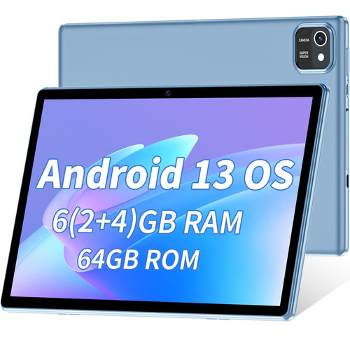 Wxunja Android 13 Tablet, 6gb (2+4) Ram 64gb Rom, Procesador