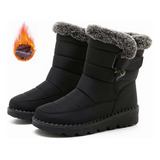 Bota Forrada W/ Fur Botas Impermeables Frío Extremo Caliente