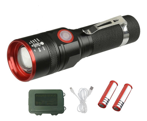 Linterna Tactica Gadnic 10000 Lumens Led Recargable Camping