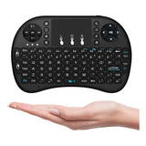 Mini Teclado Led Controle Bluetooth Para Smart Tv Box