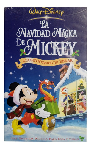 Película Vhs La Navidad Mágica De Mickey (2001) Disney