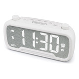 Reloj Despertador Con Bocina Bluetooth Con Radio Fm, Reloj 