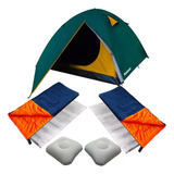 Combo Táctico Carpa 4 Pers + Aislante +  Almohada