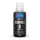 Corante Xadrez Líquido Bisnaga 50ml Preto 4 Unidades