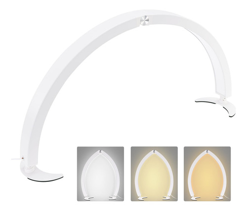 Lámpara Led Plegable Luna Para Escritorio, 7 Colores, 10 Niv