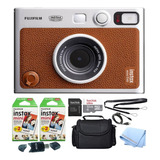 Kit Cámara Instantánea Fujifilm Instax Mini Evo 32gb Café