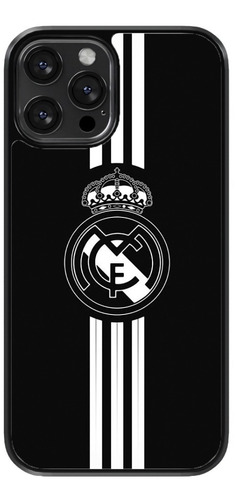 Funda Para Celular Real Madrid Futbol Negro Blanco Liga