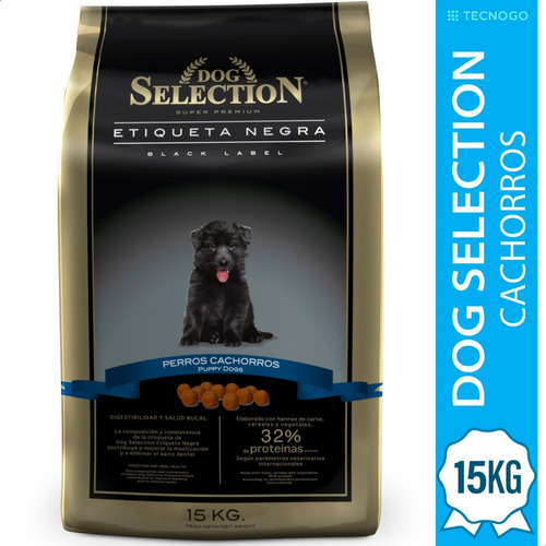 Alimento Perros Cachorros Dog Selection Etiqueta Negra 15kg