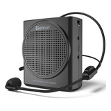 Bietrun Amplificador De Voz Con Auriculares De Microfono Con