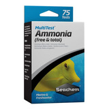 Seachem Multi Test Ammonia Amonia Faz 75 Testes Doce Marinho