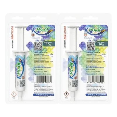 Insecticida Contra Cucarachas Potente K-point Gel 10g 2pzs