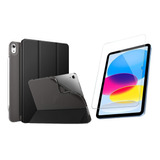 Funda Protector Para iPad 10.9 Gen 10 Smart Tpu + Vidrio