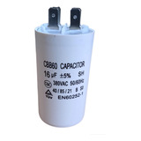 Capacitor/arrancador  16 Uf Microfaradios/ Motor  