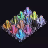 12 Microglitter Holográficos Para Resina Epoxica