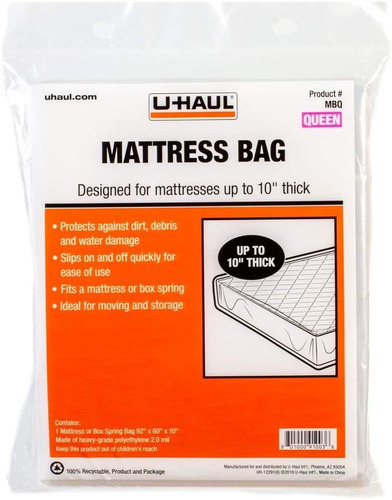  Queen Mattress Bag  Moving And Storage Protection For ...