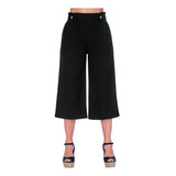 Pantalon Culotte Negro Cklass 979-61