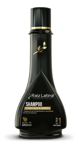 Shampoo Extrato Folha De Mandioca Home Care 250ml Raiz Latina