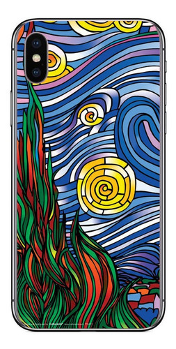 Funda Para iPhone Todos Los Modelos Tpu Van Gogh 3