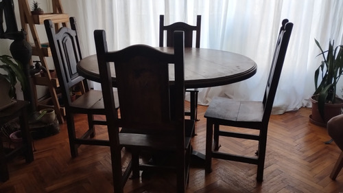 Juego De Comedor De Algarrobo - Urgente