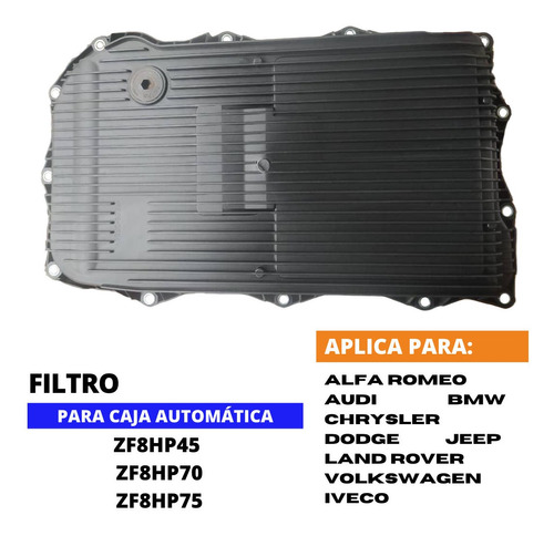 Filtro Cajas Zf8hp45 / 70 / 75, Jeep, Dodge, Land Rover, Bmw Foto 2