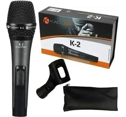 Microfone Kadosh K-2 Dinâmico De Mão Profissional