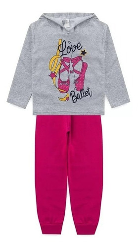 Conjunto Infantil Feminino Inverno / Love Ballet Tam 2