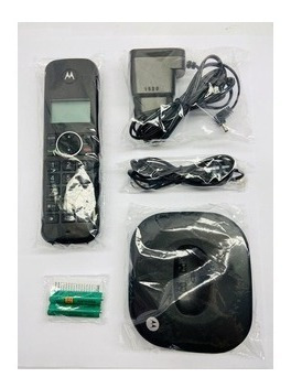 Telefone Sem Fio Motorola Moto500id Com Base E Fonte E Pilha