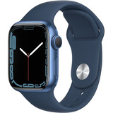 Apple Watch Series 7 41 Aluminio Abyss Blue Sport Band Gps