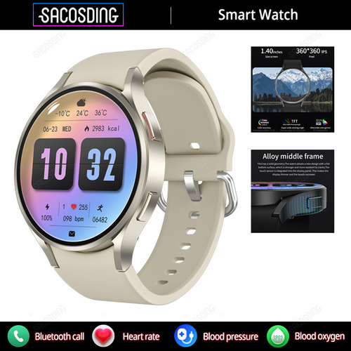 Para Samsung Reloj Inteligente Mujer Smartwatch Llamada )
