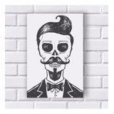 Plaquinha Placa Quadro Mdf 20x30 Caveira Mexicana Barbearia