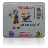 Plastilina Libra 500g Und Cafe, Blanco, Azul, Amarillo