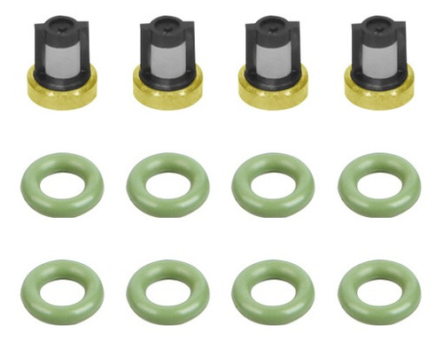 Kit Filtro Orings Inyector Plastico Renault Clio Y Megane 2