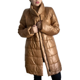 Campera Puffer Larga Abrigada Liliana