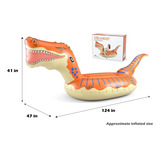 Jasonwell Flotador Inflable De Dinosaurio Para Niños Y Niñas