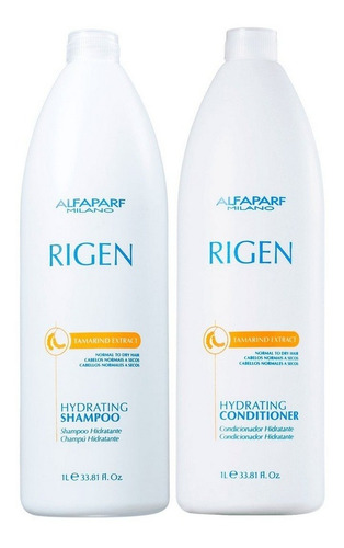 Kit Alfaparf Rigen Tamarind - Shampoo + Condicionador 1000ml