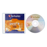 Disco Virgen Dvd-r Verbatim De 16x Por 30 Unidades