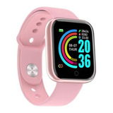 Smartwatch Magiabrás D20 Plus Relógio Inteligente Smartband 2 1.3  Caixa 40mm De  Plástico  Rosa, Pulseira  Rosa D20s