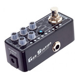 Pedal Mooer Preamp Para Guitarra Gas Station Cor Preto