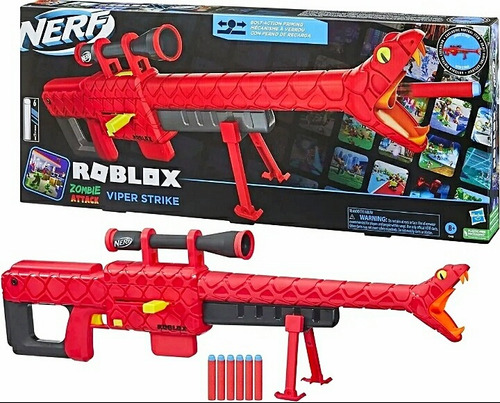 Nerf Roblox Viper Strike Zombie Attack Rifle Lanzador