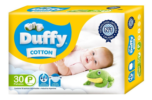 Pañales Para Bebes Duffy Cotton Megapack P X 30 Un.