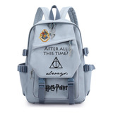 Mochila Harry Potter Con Estuche Doble Magic Student