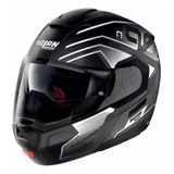 Casco Nolan N90-3 Abatible Ngo/bco Lente Y Pinlock Talla Xxl