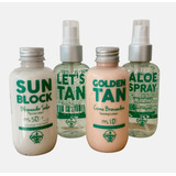 Sun Caramel Bloqueador,aceite Y Crema Bronceadora,spray Aloe